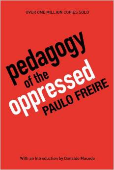 Pedagogy of the oppressed book cover