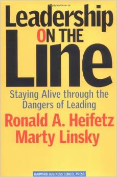 Leadership on the Line book cover